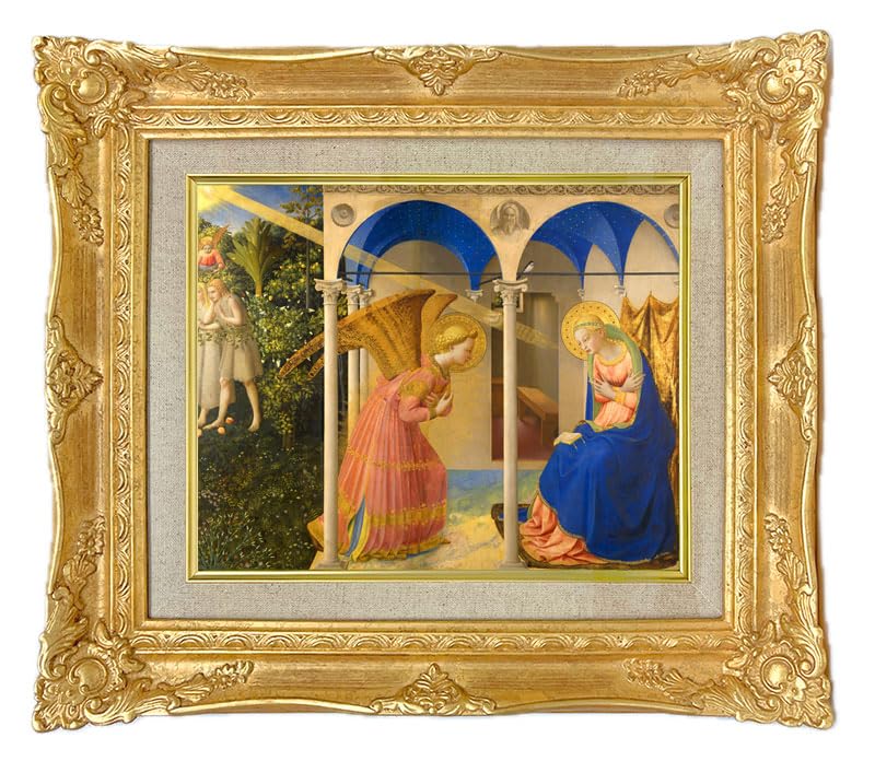 Amazon.co.jp: 世界の名画 フラアンジェリコ 受胎告知 ジクレー